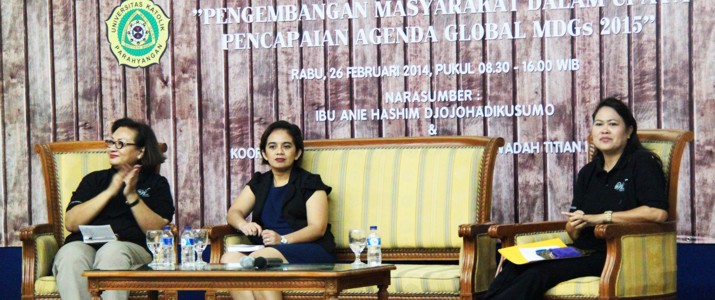 Kuliah Terbuka : Pengembangan Masyarakat dalam Upaya Pencapaian Target Millenium Development Goals 2015