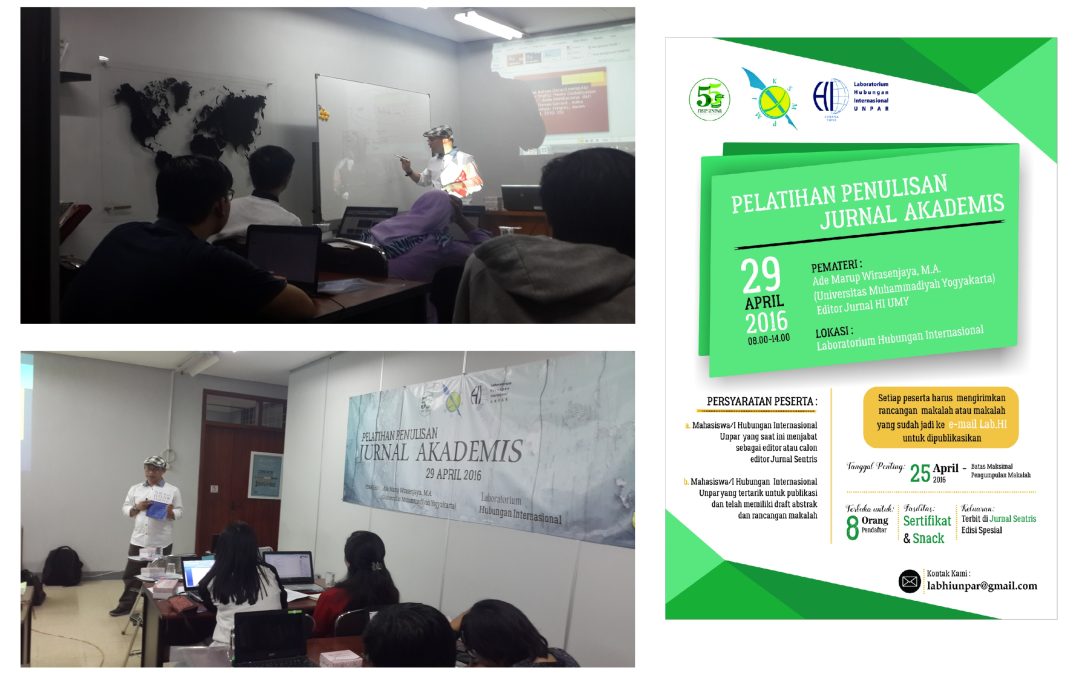 Pelatihan Penulisan Jurnal Akademis