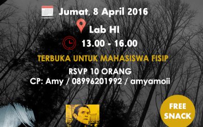 Diskusi Film “A Most Wanted Man”