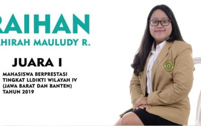Raihan Zahirah, Wakili Unpar dalam Pilmapres 2019 Tingkat Nasional