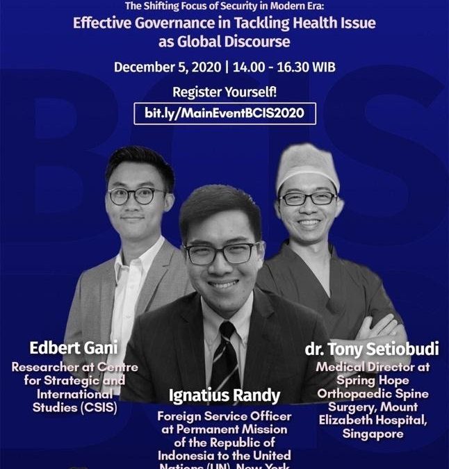BCIS – Effective Government in Tackling Health Issue as Global Discourse